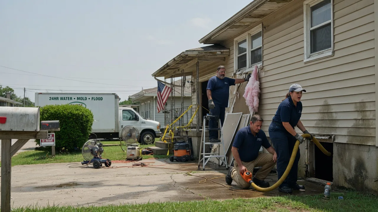 Water Damage Repair in Vallonia, IN near me